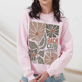 Bach Club Floral Bridal Party Sweatshirt