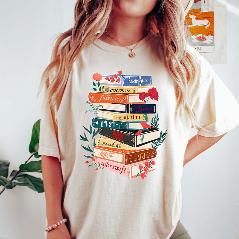 Vintage Inspired Concert Tour Books T-Shirt