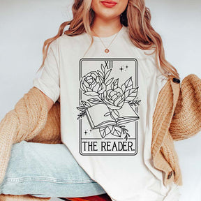 The Reader Tarot Card Bookworm T-Shirt