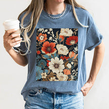 Fall Flowers Nature  Hippie T-Shirt