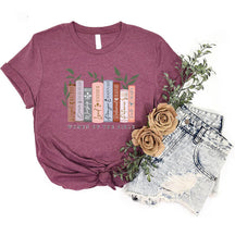 Religious Christian Floral Book T-Shirt