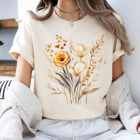 Boho  Flowers Gardening Nature T-Shirt