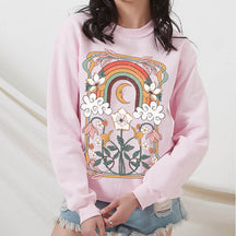 Art Minimalist Sun Flowers Sweatshirt