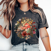 Flowers Oversized Nature Garden T-shirt