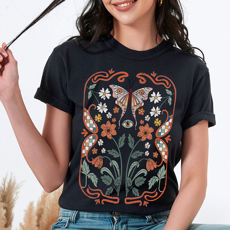 Art Wildflowers Floral Nature T-Shirt