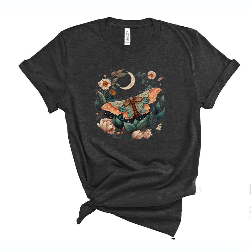 Celestial Flower Moth Butterfly T-Shirt