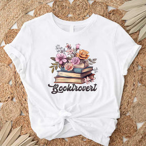 Booktrovert Cute Book Lover T-Shirt