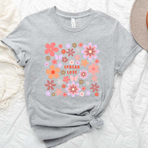 Spread Love Floral Wildflower T-Shirt