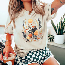 Boho Style Abstract Flower T-Shirt