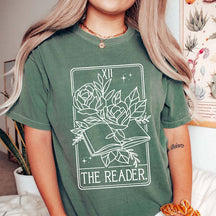 The Reader Tarot Card Bookworm T-Shirt