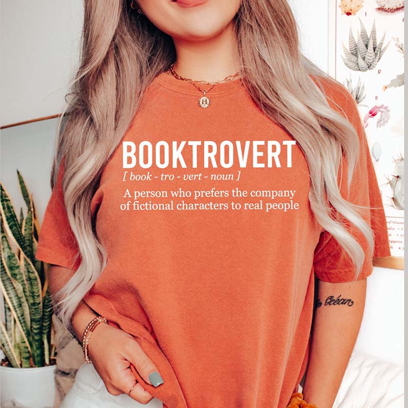 Booktrovert Bookish Book Nerd T-Shirt