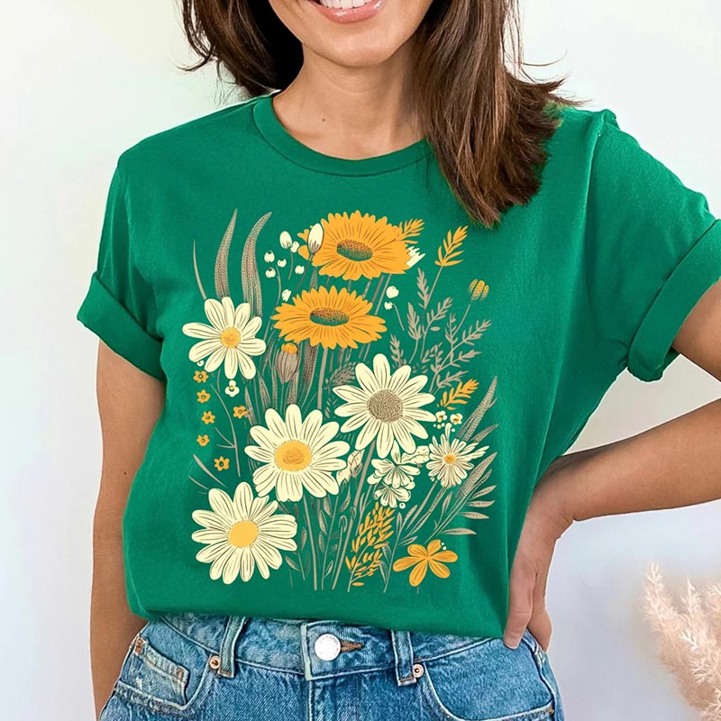 Floral Cottage Core T-Shirt