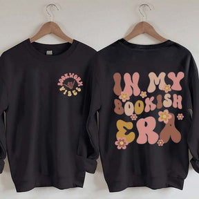 In My Bookish Era Reading Girl Sweatshirt