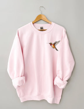 Wildflower And Bird Sweatshirt