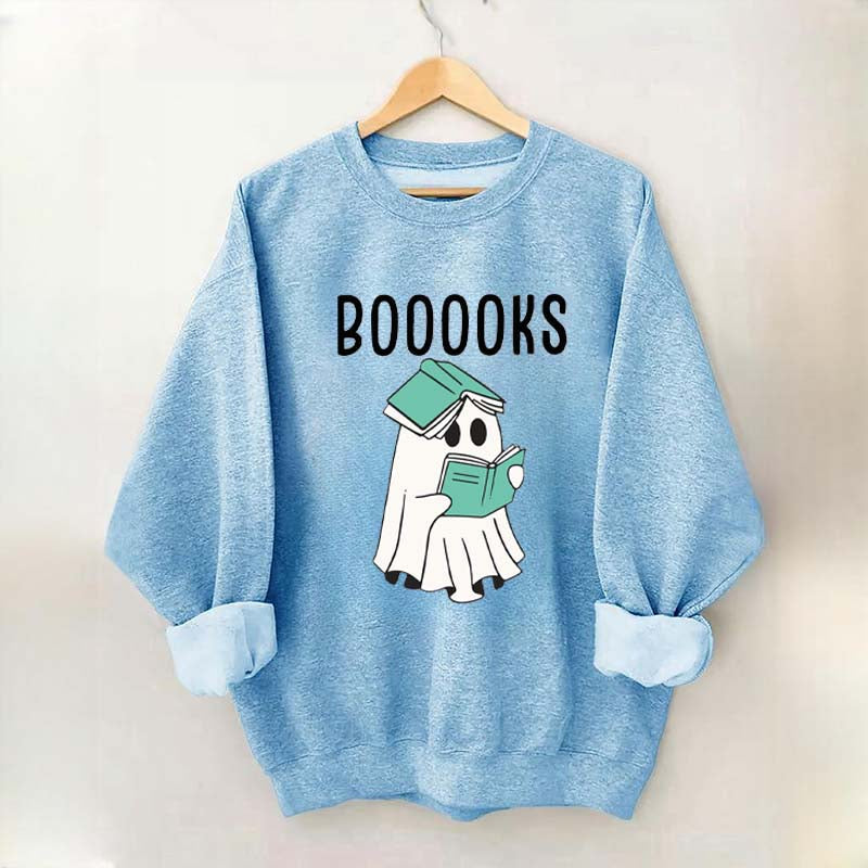 Booooks Halloween Reading Sweatshirt