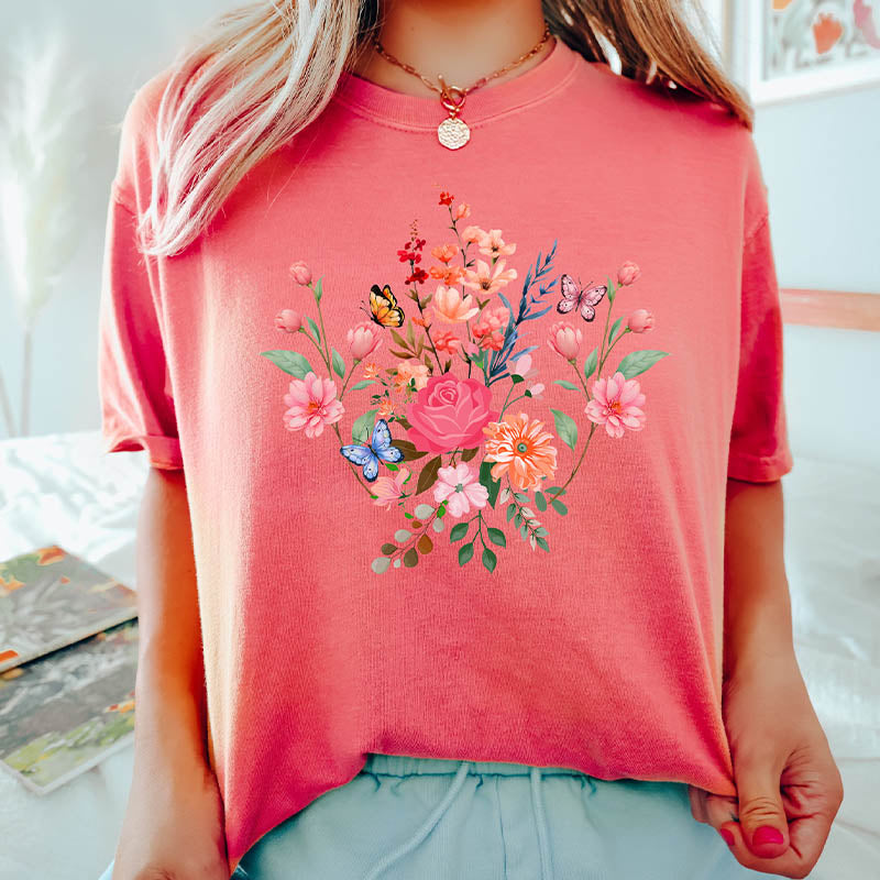 Cute Mothers Day Wildflower T-Shirt