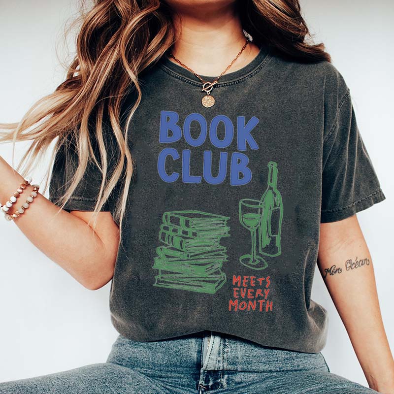 Book Club Trendy Reading T-Shirt