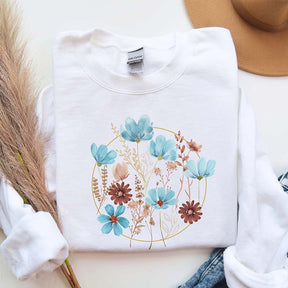 Botanical Flowers Lover Sweatshirt