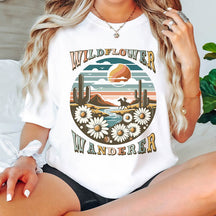 Retro Wildflower Western Desert T-Shirt