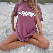 Hibiscus Flower Summer T-Shirt