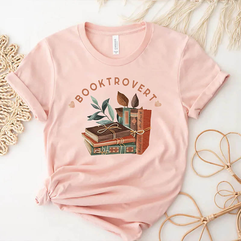 Booktrovert Librarian Teacher Bookish T-Shirt