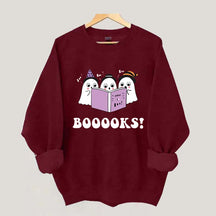 Booooks Color Halloween Sweatshirt