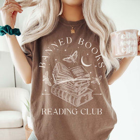 Banned Book Reading Club Minimalist Moth T-Shirt