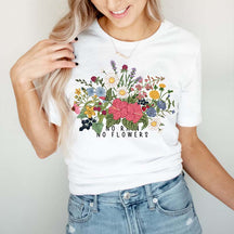 Wild Flowers Floral for Women T-Shirt