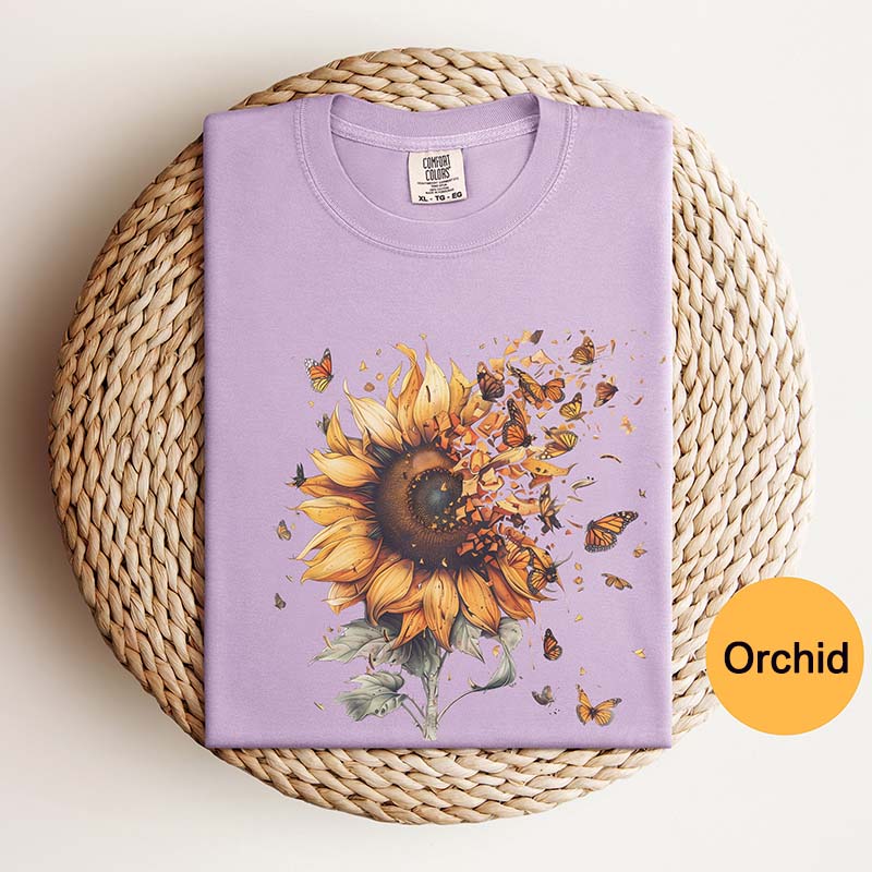 Sunflower Butterfly Love T-Shirt