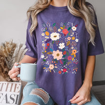 Wildflower Garden  Floral T-shirt