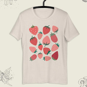 Cute Strawberry Fruit Gift T-Shirt