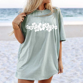 Hibiscus Flower Summer T-Shirt