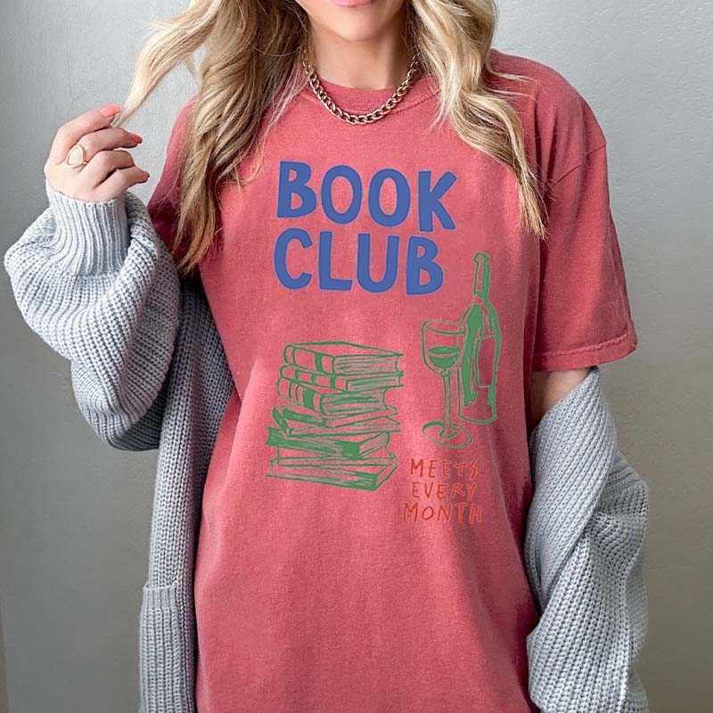 Book Club Trendy Reading T-Shirt