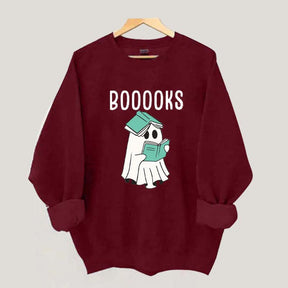 Booooks Halloween Reading Sweatshirt