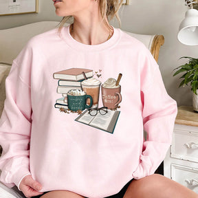 Coffee and Books Librarian Sweatshirt