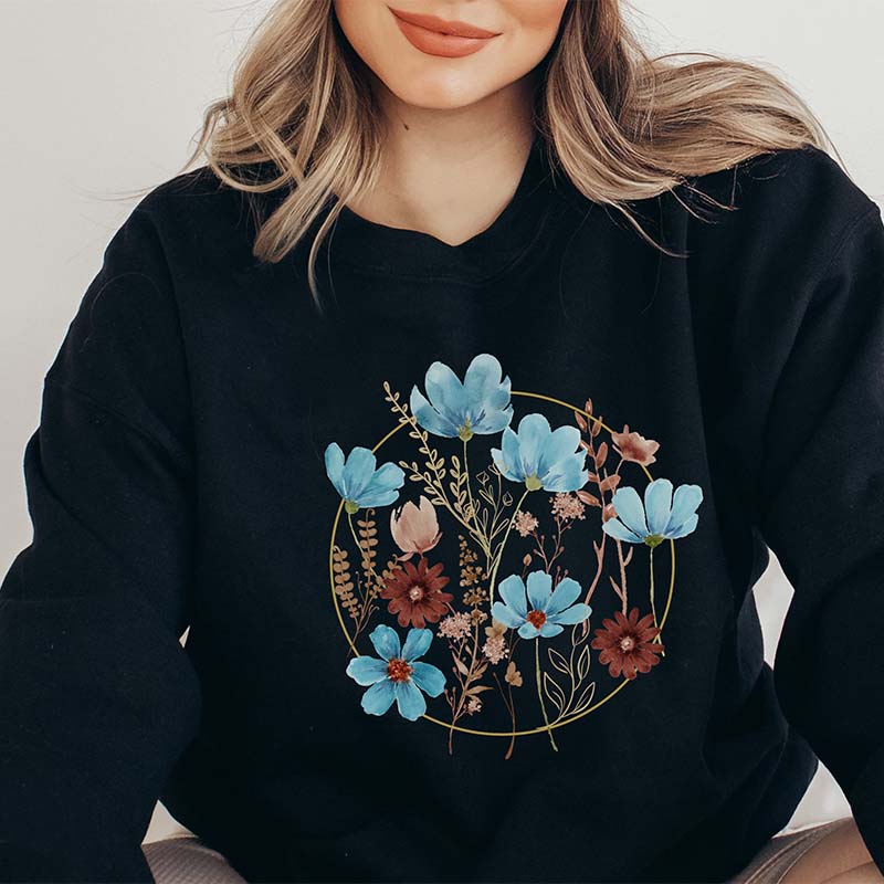 Botanical Flowers Lover Sweatshirt