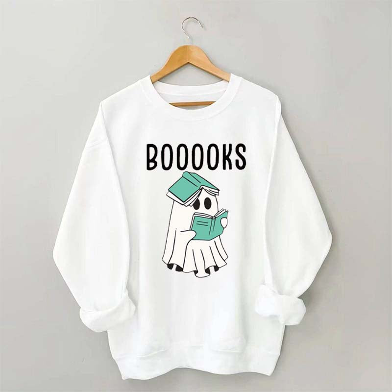 Booooks Halloween Reading Sweatshirt