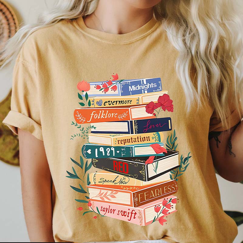 Vintage Inspired Concert Tour Books T-Shirt