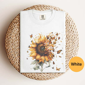 Sunflower Butterfly Love T-Shirt