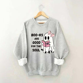 Boo-ks Are Good For The Soul Sweatshirt