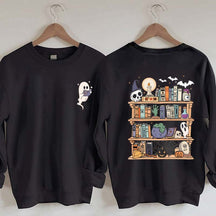 Ghost Book Reader Enthusiast Sweatshirt