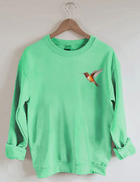 Wildflower And Bird Sweatshirt