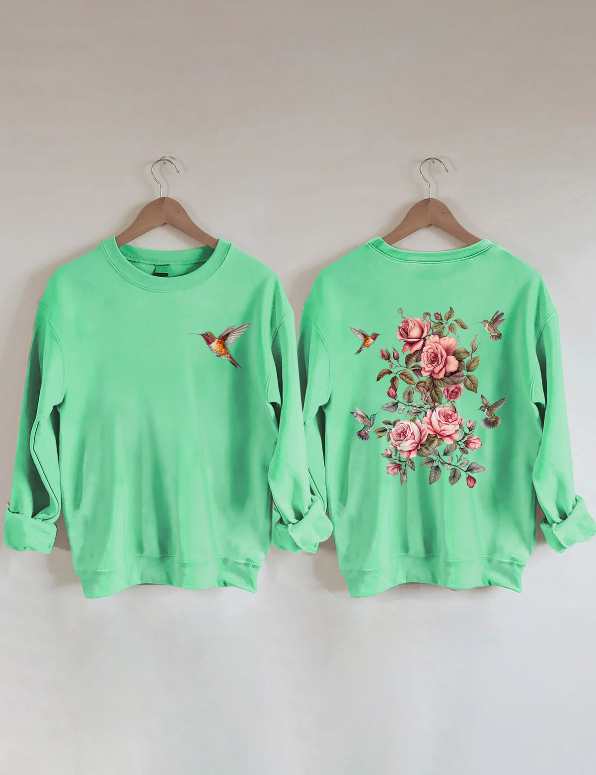 Wildflower And Bird Sweatshirt