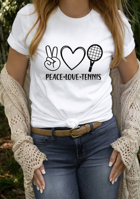 Peace Love Tennis T-shirt