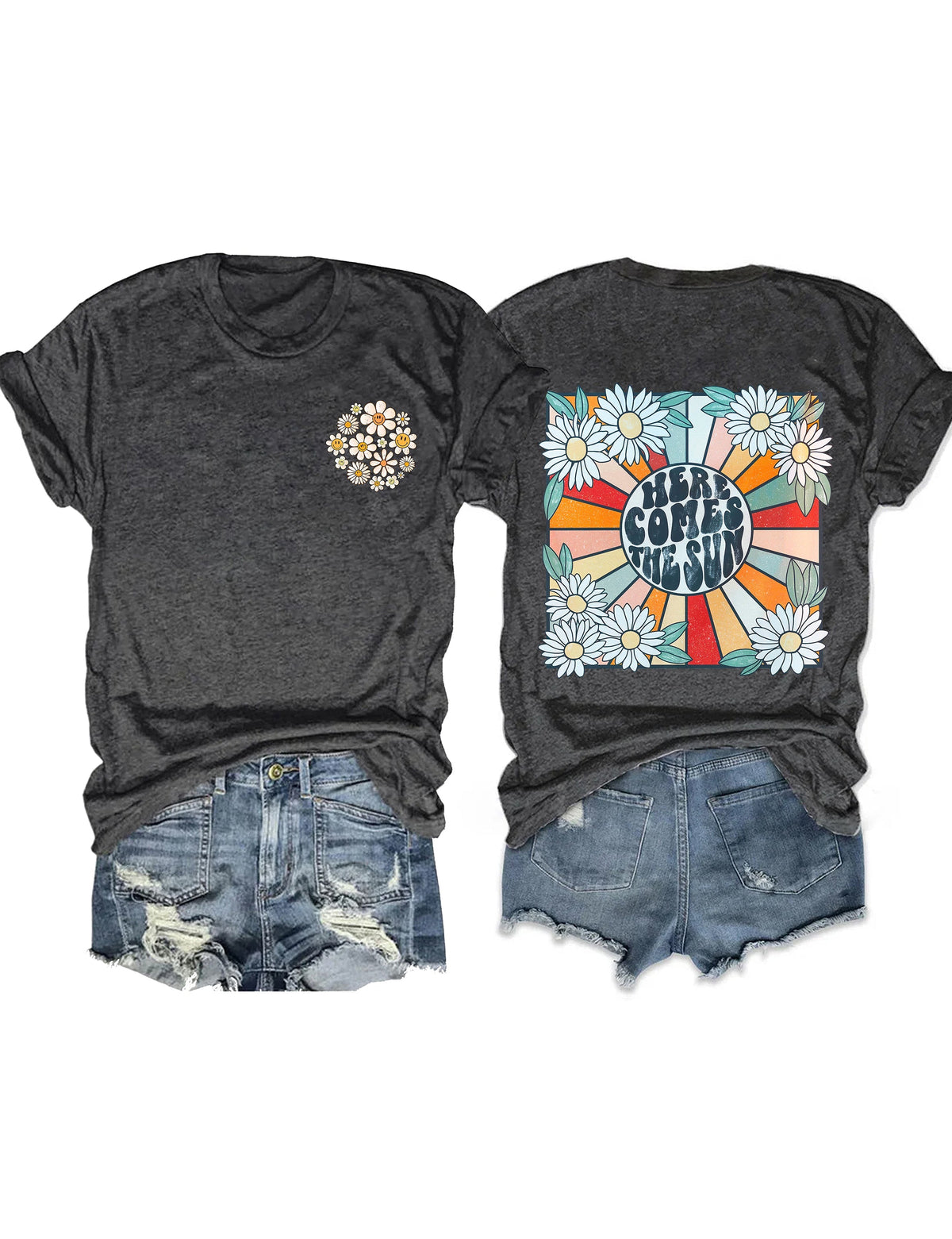 Here Comes The Sun Boho T-shirt