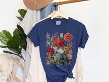 Boho Wildflowers Cottagecore Shirt Gift For Her