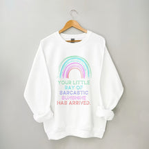 Your Little Ray Of Sarcastic Sunshine Has Arrived Sweatshirt