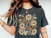 Boho Nature Wildflowers T-Shirt