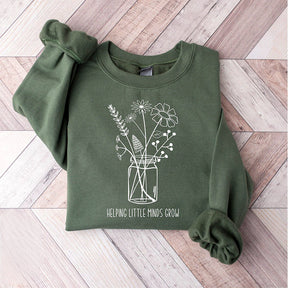 Teacher Flower Sweatshirt