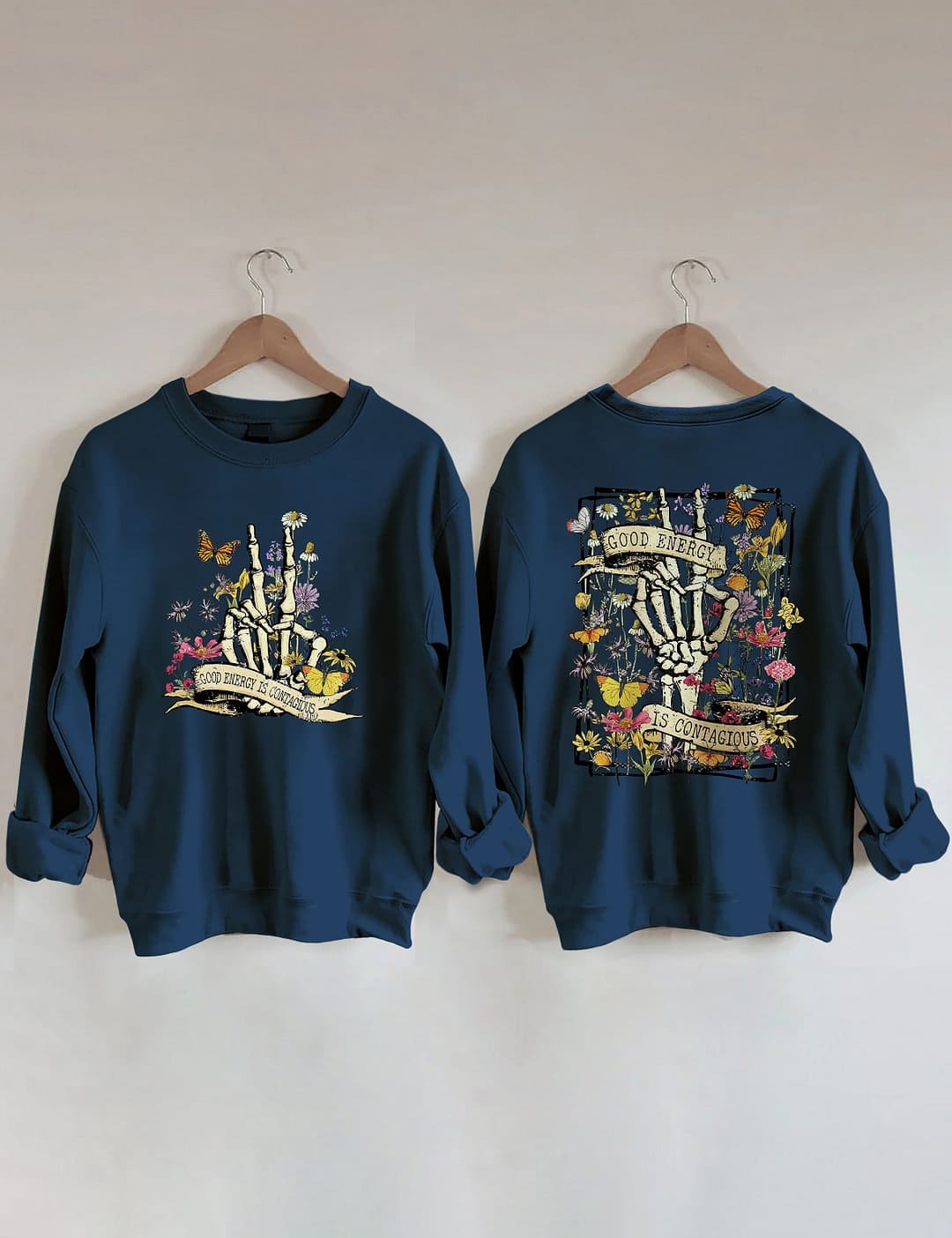 La bonne énergie est un sweat-shirt contagieux